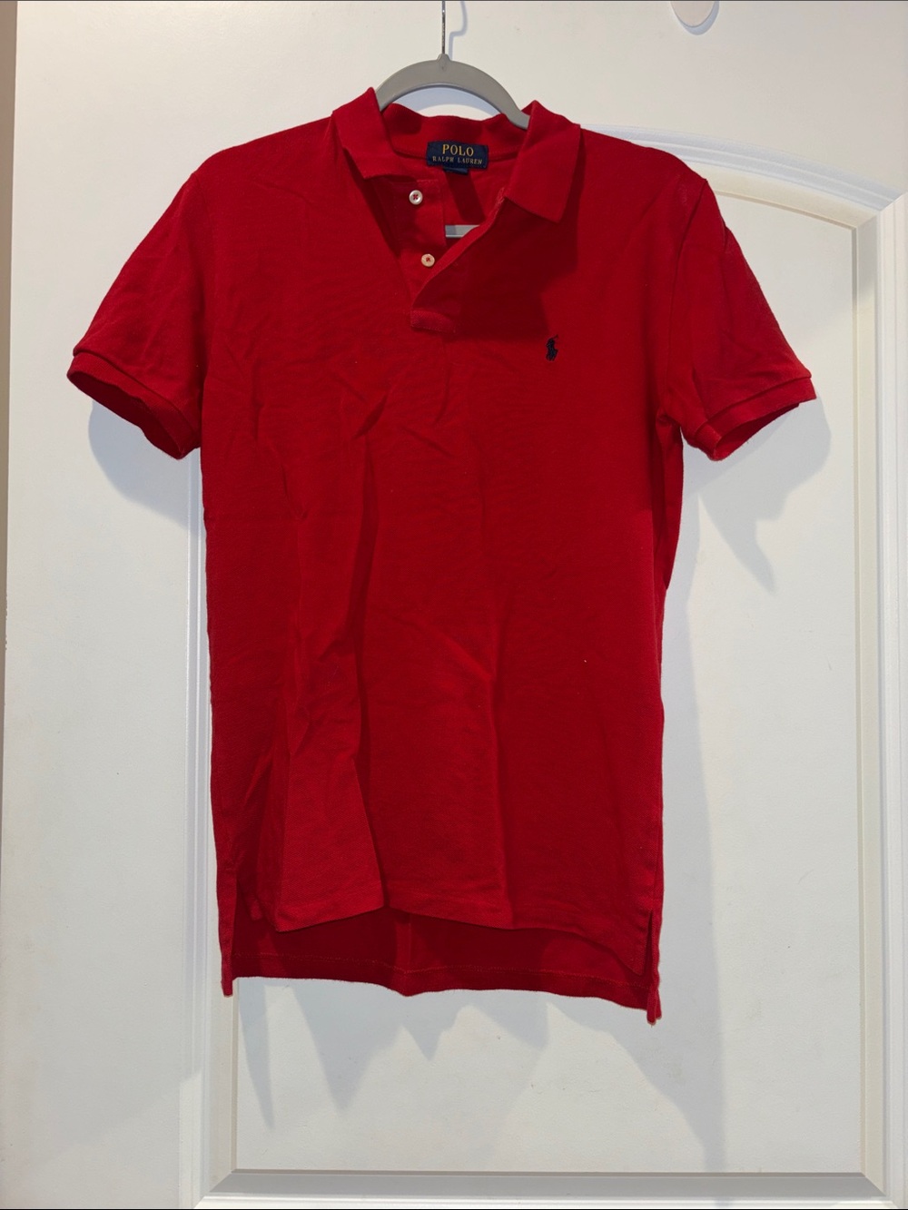 Polo by Ralph Lauren Red Short-Sleeve Polo with Embroidered Pony